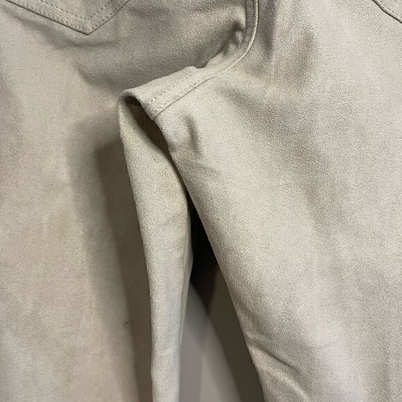 VTG Abercrombie & Fitch Suede Jegging in Cream | SZ 8 - Picture 15 of 16